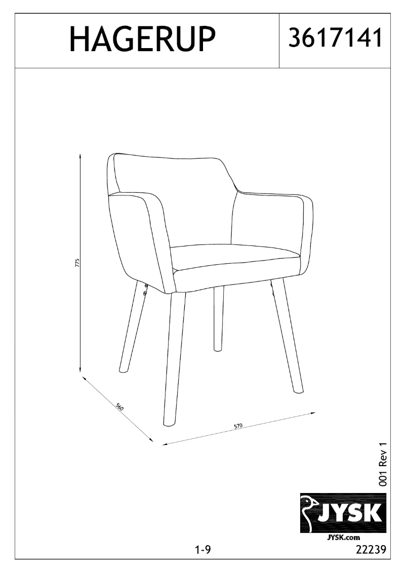 Página 1 del manual Manual de usuario JYSK Hurup