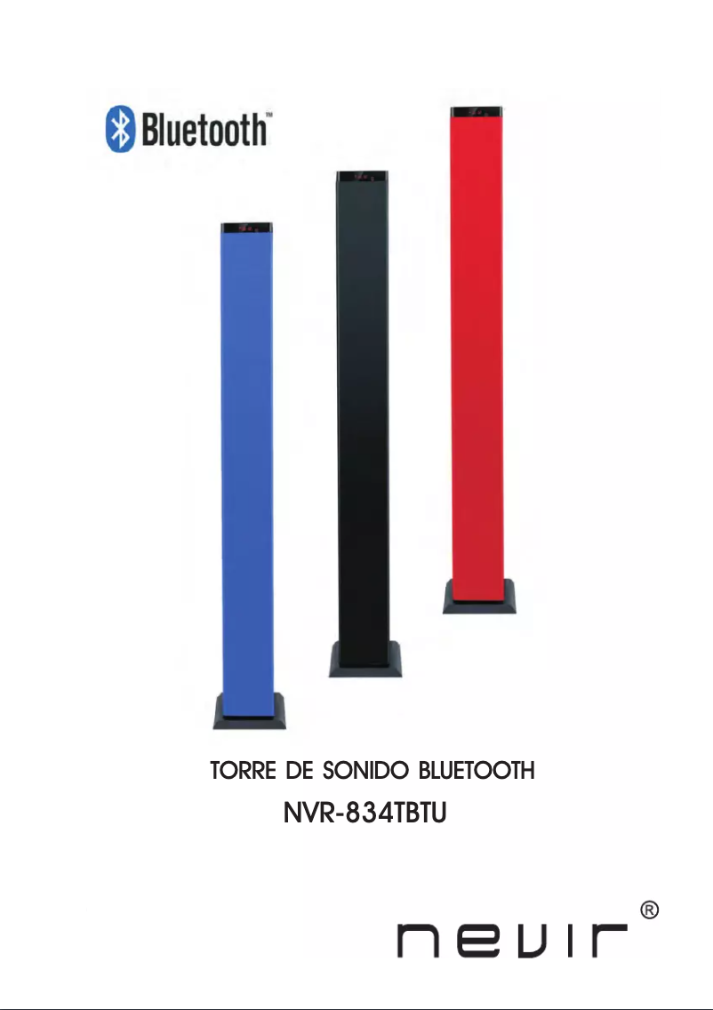 Image de la première page du manuel de l'appareil NVR-834TBTU