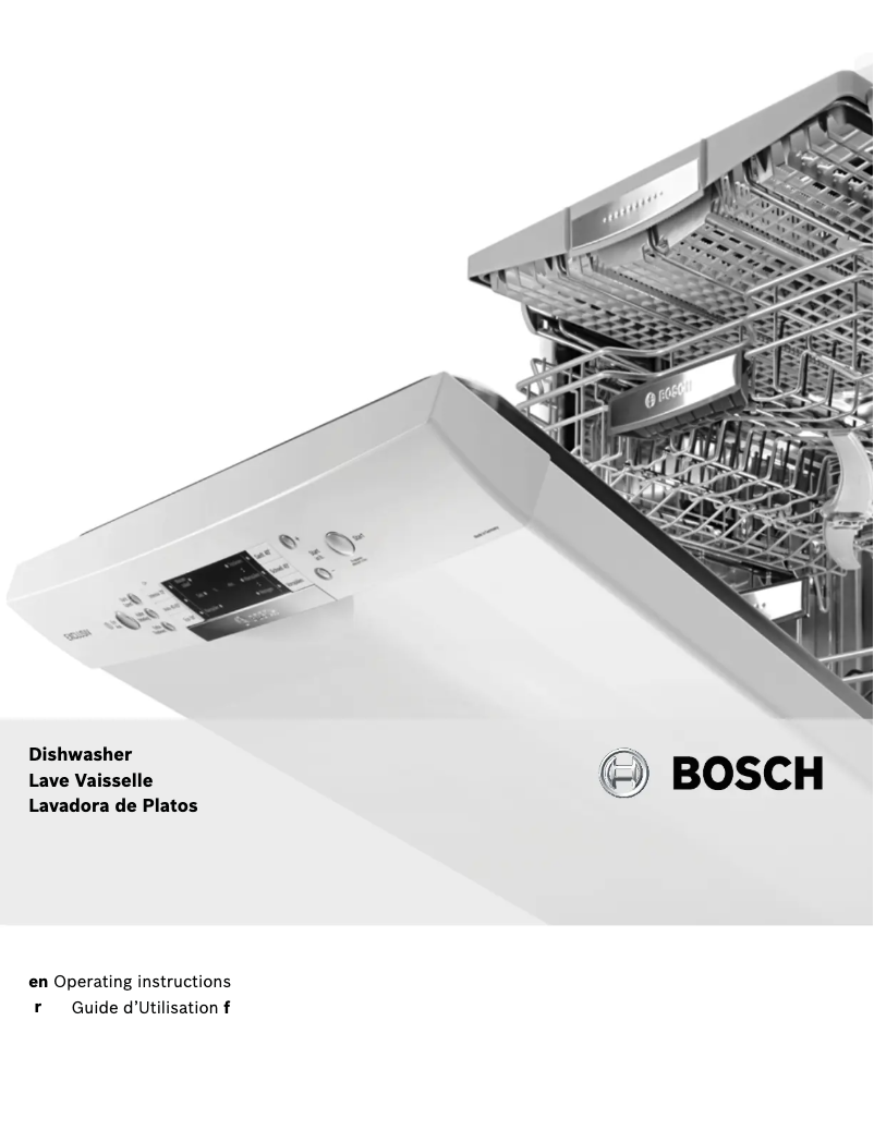 Page n°1 - Manuel utilisateur Bosch SGE63E15UC