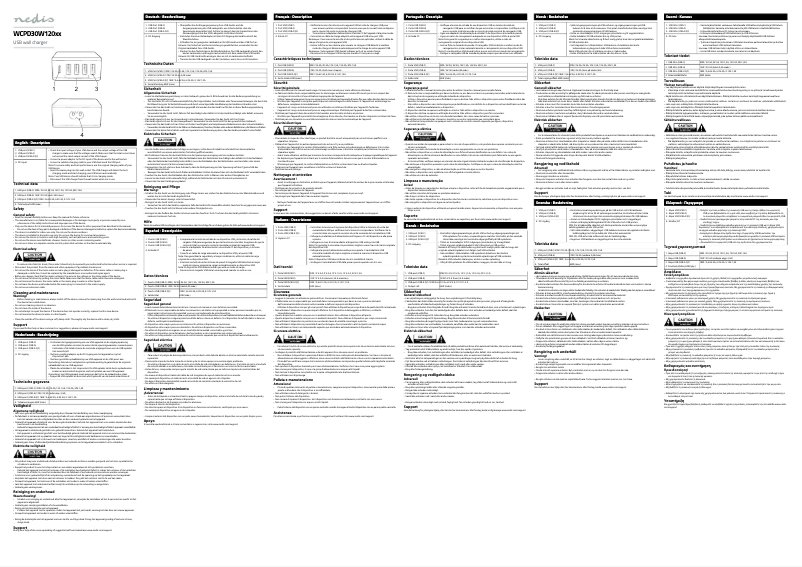 Image de la première page du manuel de l'appareil WCPD30W120BK