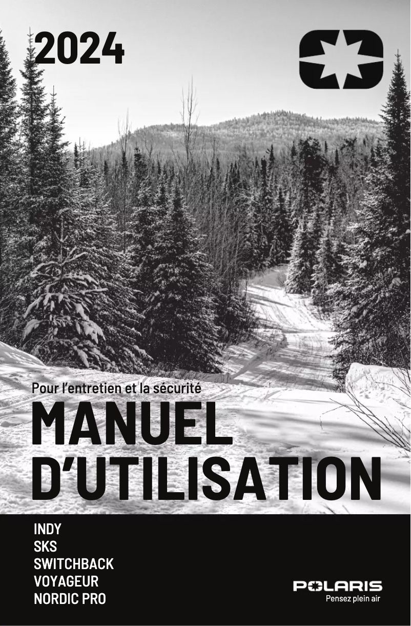 Page n°1 - Manuel utilisateur Polaris 650 INDY Adventure 137 (2024)