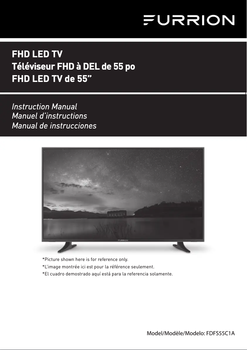 Imagen de la primera página del manual del dispositivo FDFS55C1A