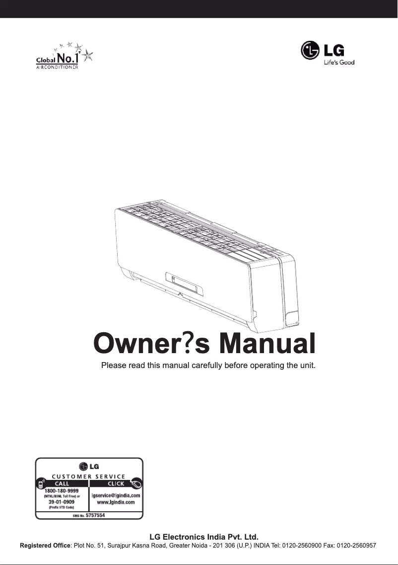 Page n°1 - Manuel utilisateur LG LSU5SR2A1