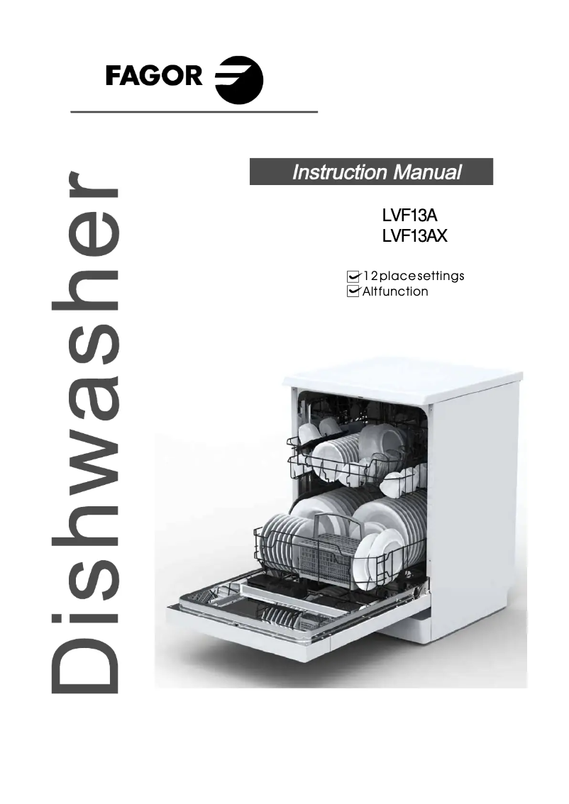 Page 1 de la notice Manuel utilisateur Fagor LVF13A