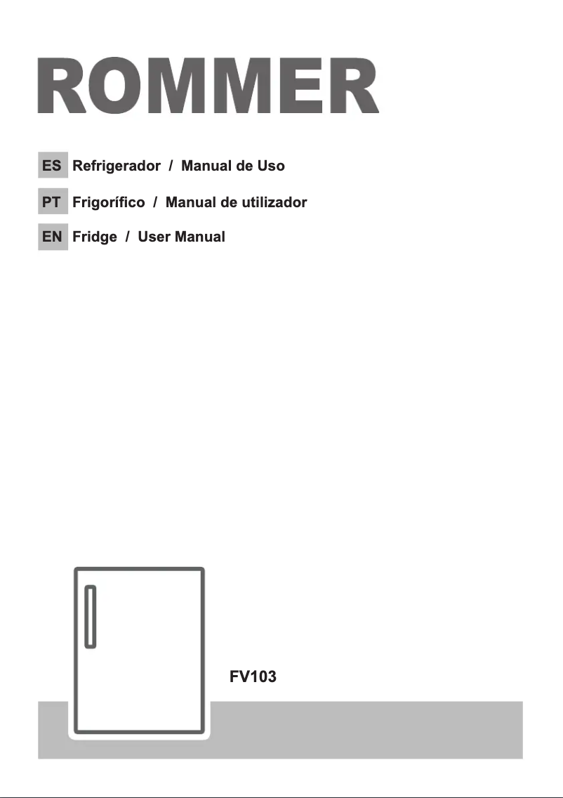 Image de la première page du manuel de l'appareil FV 103