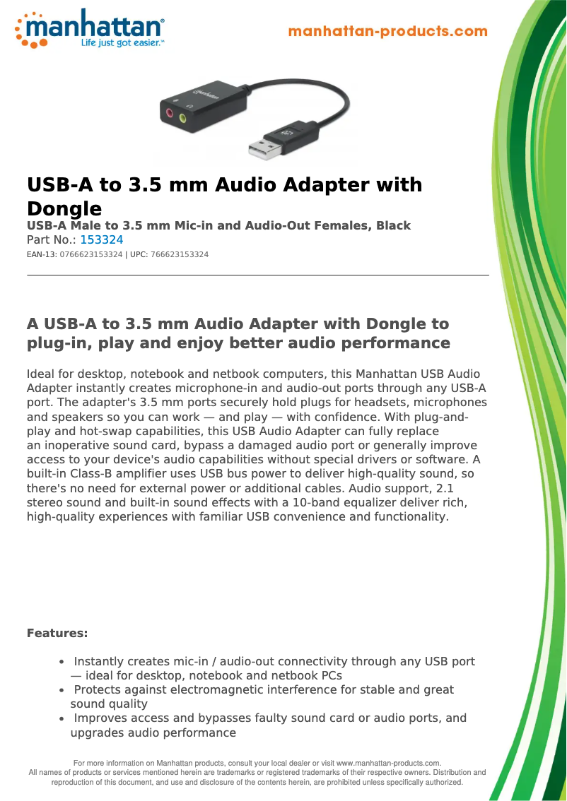 Image de la première page du manuel de l'appareil 153324