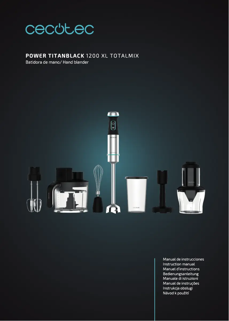 Image de la première page du manuel de l'appareil Power Titan 1200 XL TotalMix