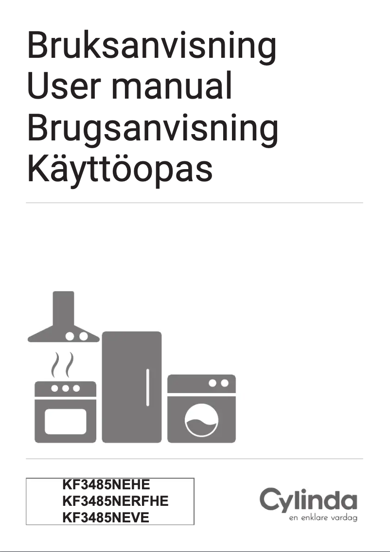 Page 1 de la notice Manuel utilisateur Cylinda KF3485NEVE