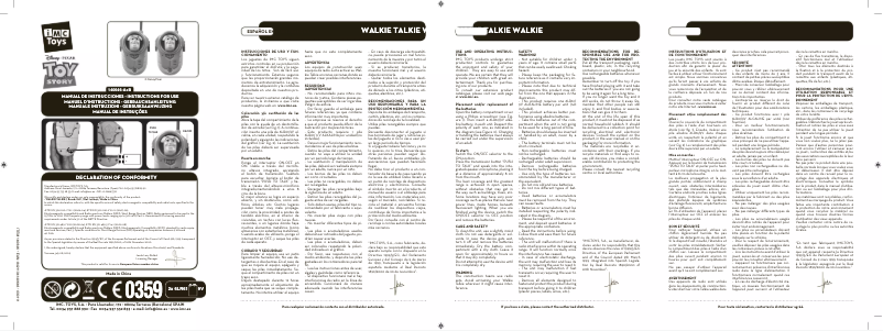 Page 1 de la notice Manuel utilisateur IMC Toys 140646