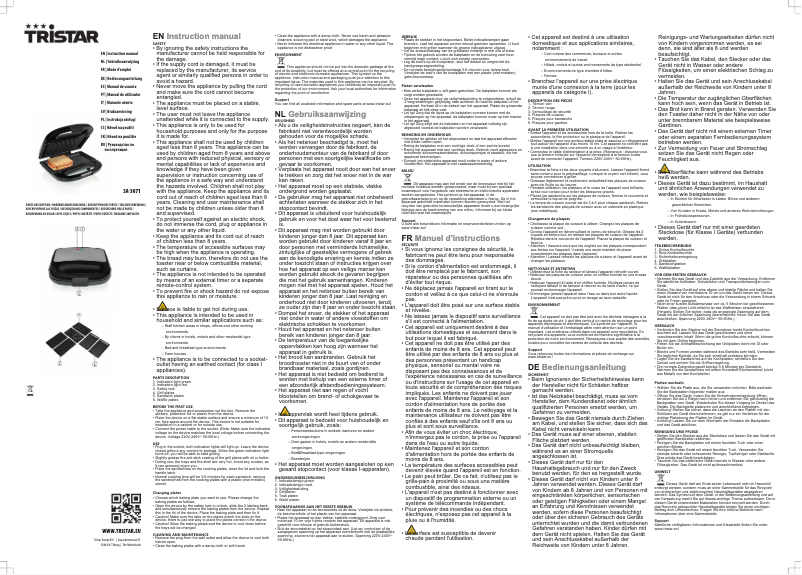 Image de la première page du manuel de l'appareil SA-3071