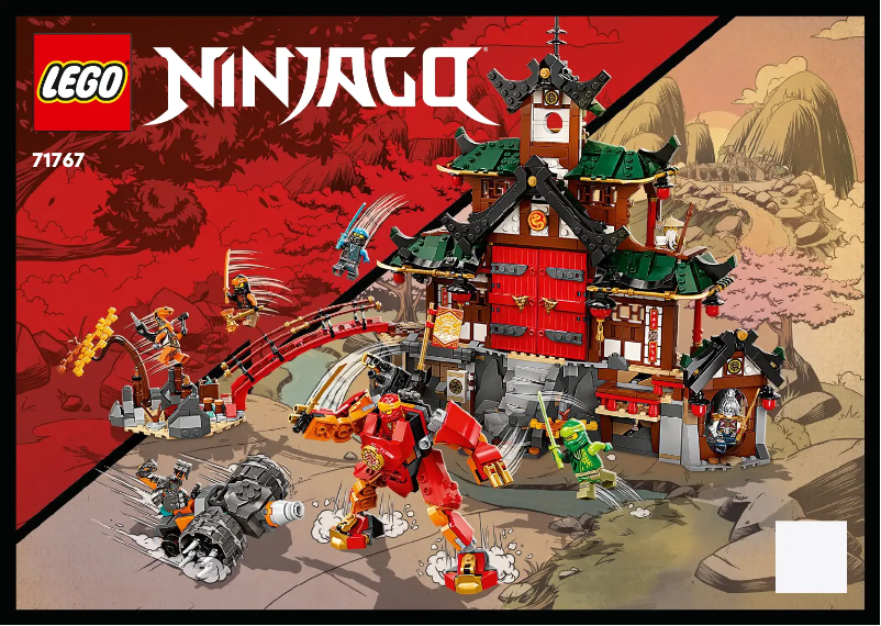 Image de la première page du manuel de l'appareil Ninjago 71767