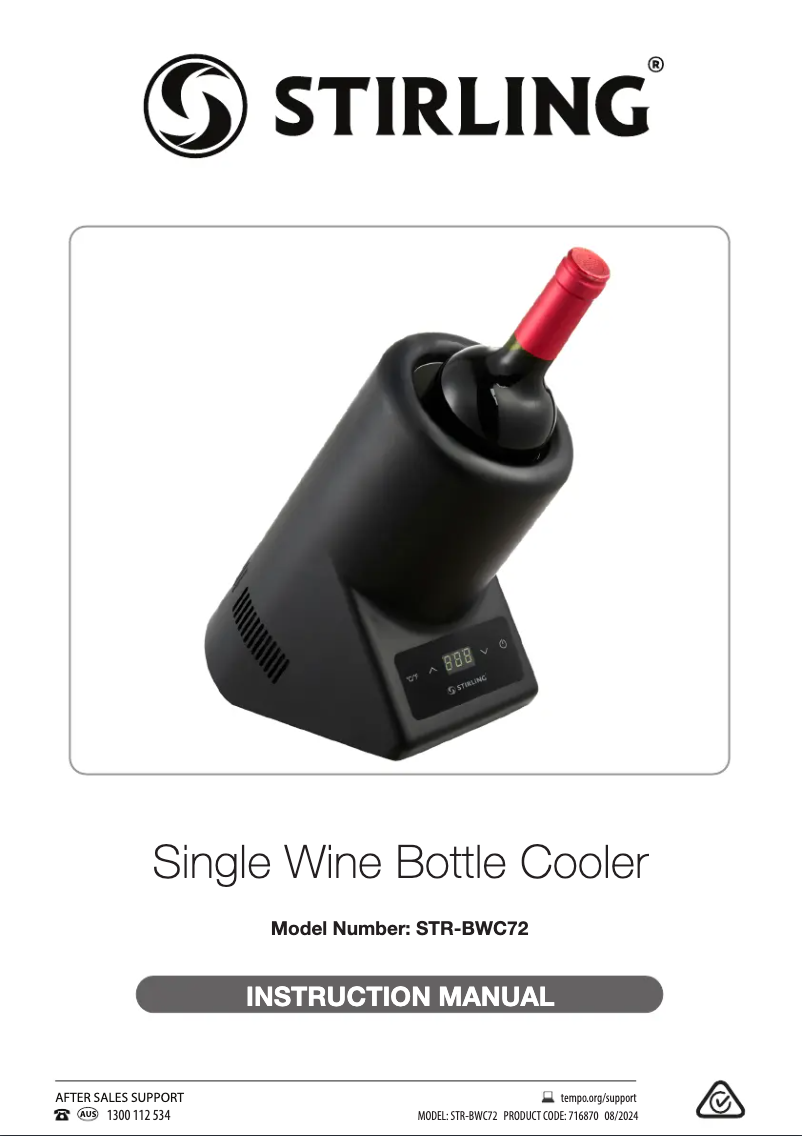 Page n°1 - Manuel utilisateur Stirling STR-BWC72