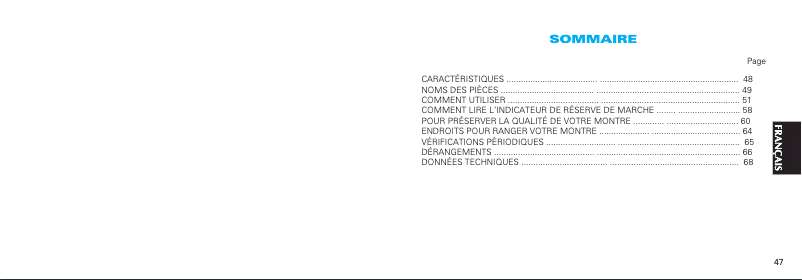 Image de la première page du manuel de l'appareil Prospex SNR029J1