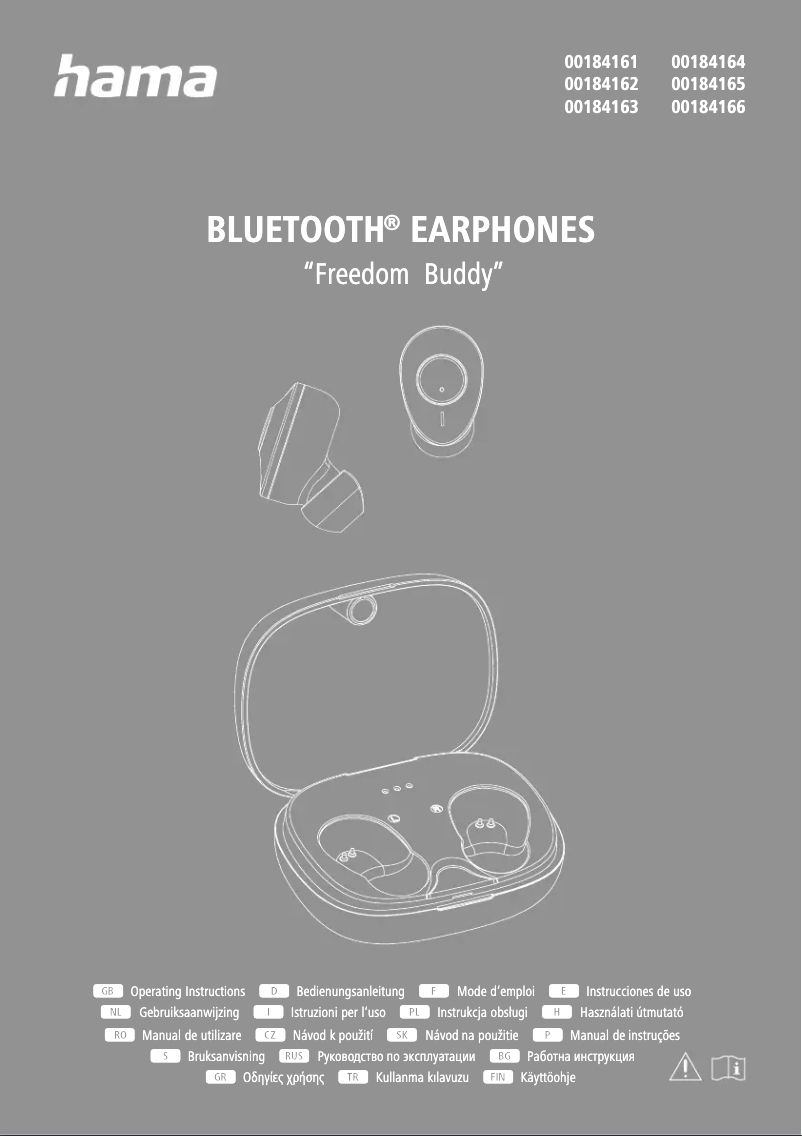 Page 1 de la notice Manuel utilisateur Hama Freedom Buddy