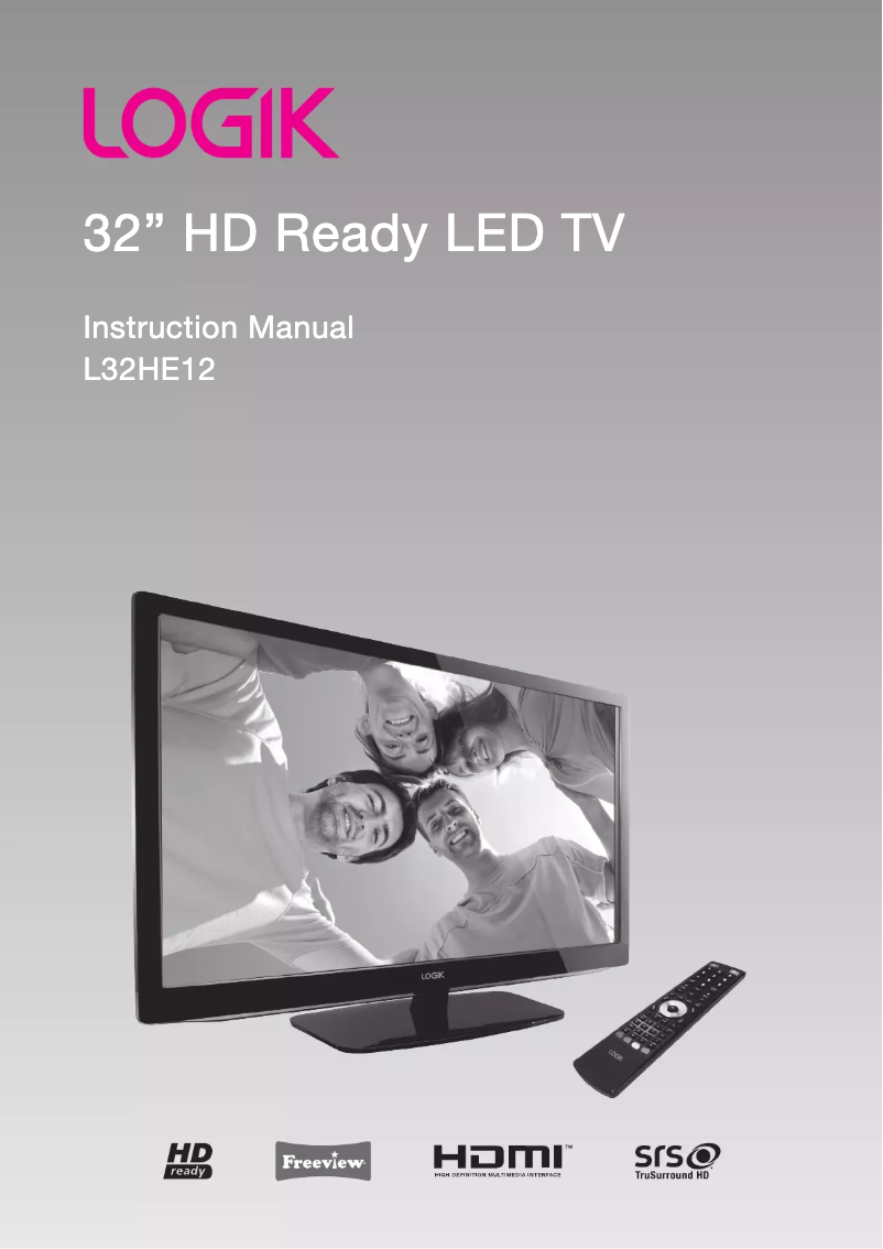 Página 1 del manual Manual de usuario Logik L32HE12