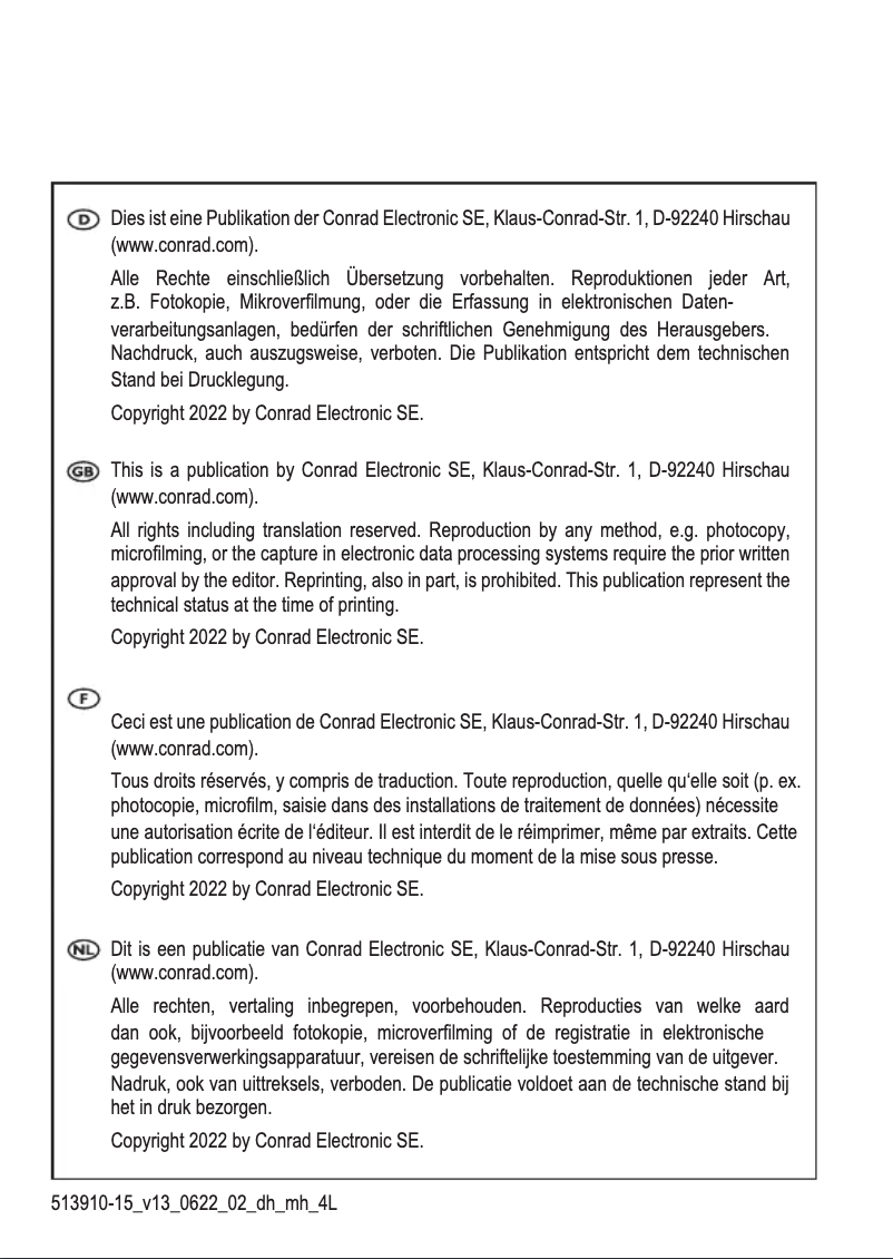 Page 1 de la notice Manuel utilisateur Voltcraft PPS-11810