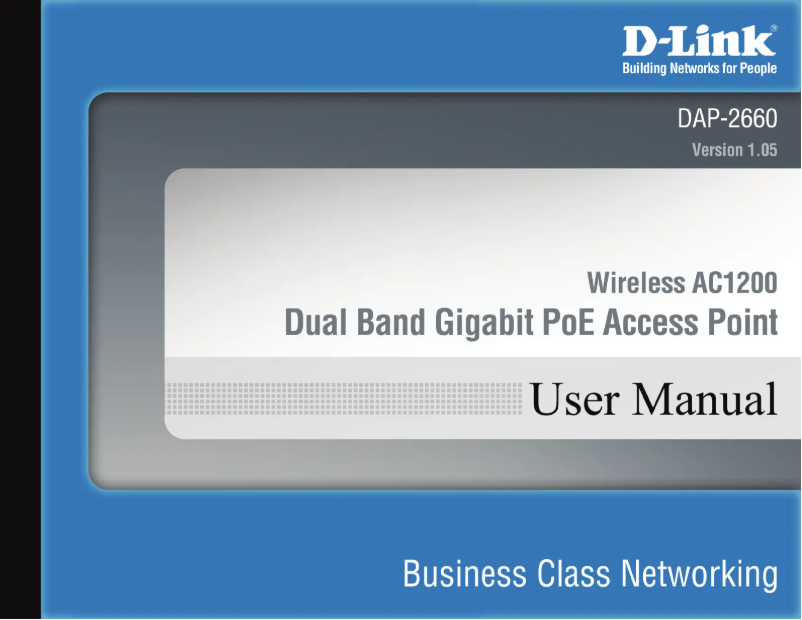 Page n°1 - Manuel utilisateur D-Link DAP-2660