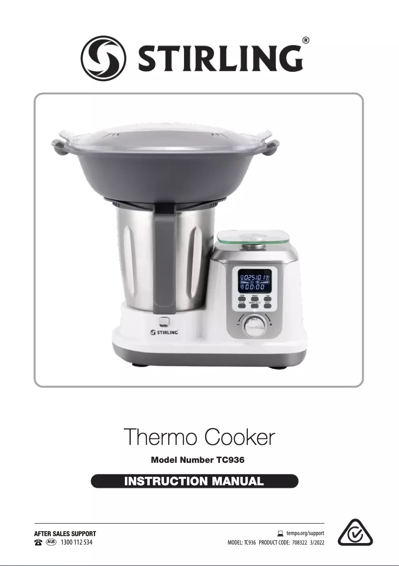 Page 1 de la notice Manuel utilisateur Stirling TC936
