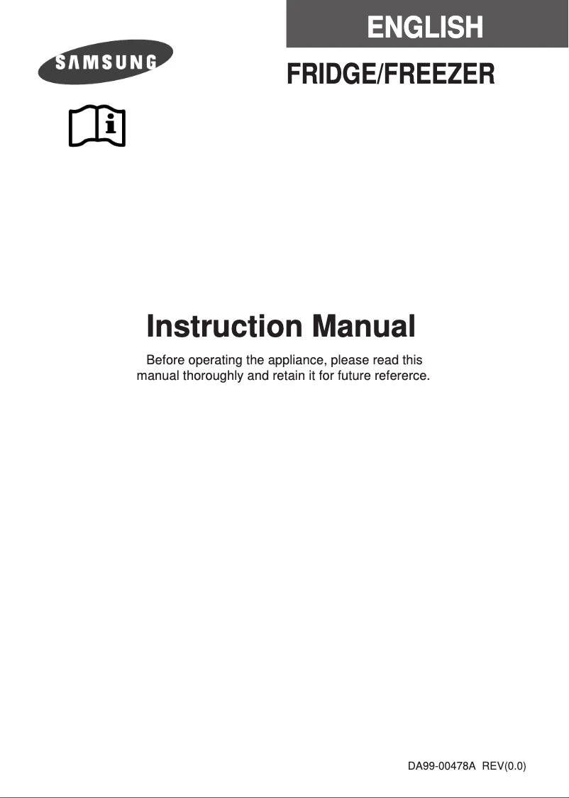 Page n°1 - Manuel utilisateur Samsung RT40MBPG