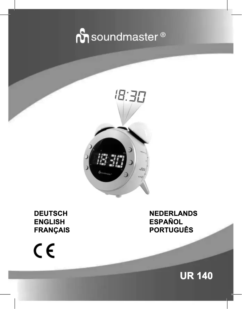 Page n°1 - Manuel utilisateur Soundmaster UR140RO
