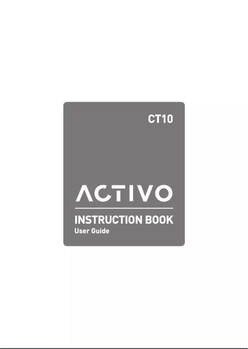 Page n°1 - Manuel utilisateur Astell&Kern Activo CT10