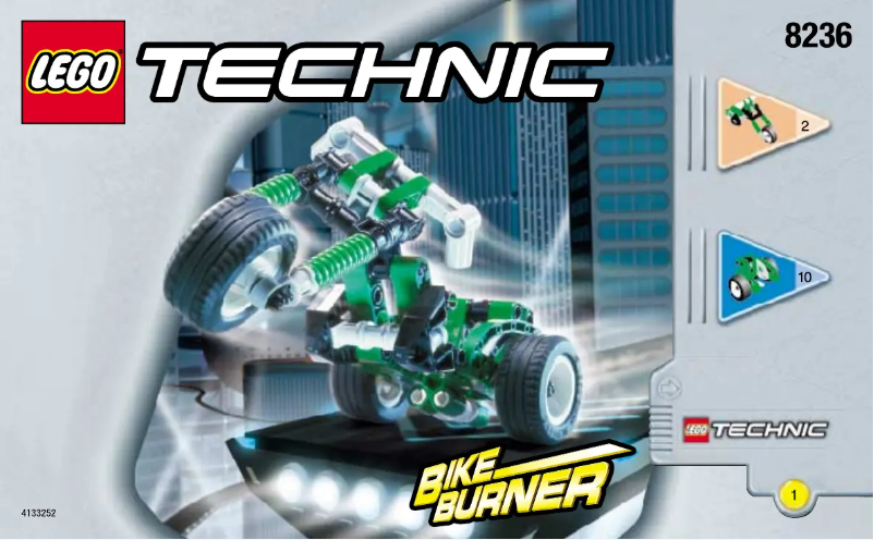 Page n°1 - Manuel utilisateur Lego Technic 8236