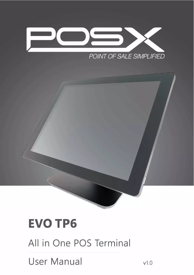 Image de la première page du manuel de l'appareil EVO TP6