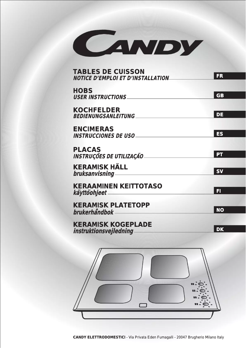 Page n°1 - Manuel utilisateur Candy PVD 742/1 X