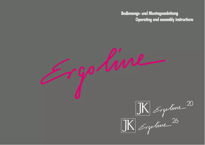 Imagen de la primera página del manual del dispositivo JK 20