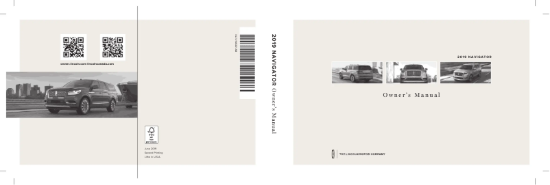 Image de la première page du manuel de l'appareil Navigator (2019)