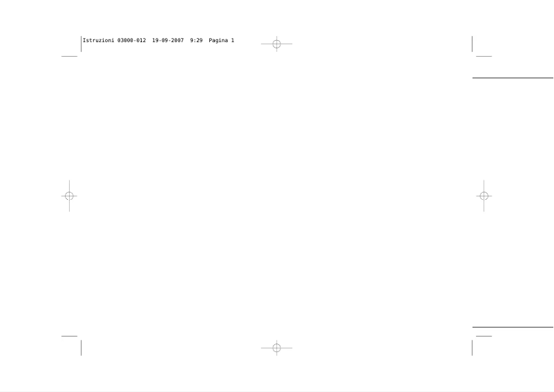 Page n°1 - Manuel utilisateur QuickMill 3000