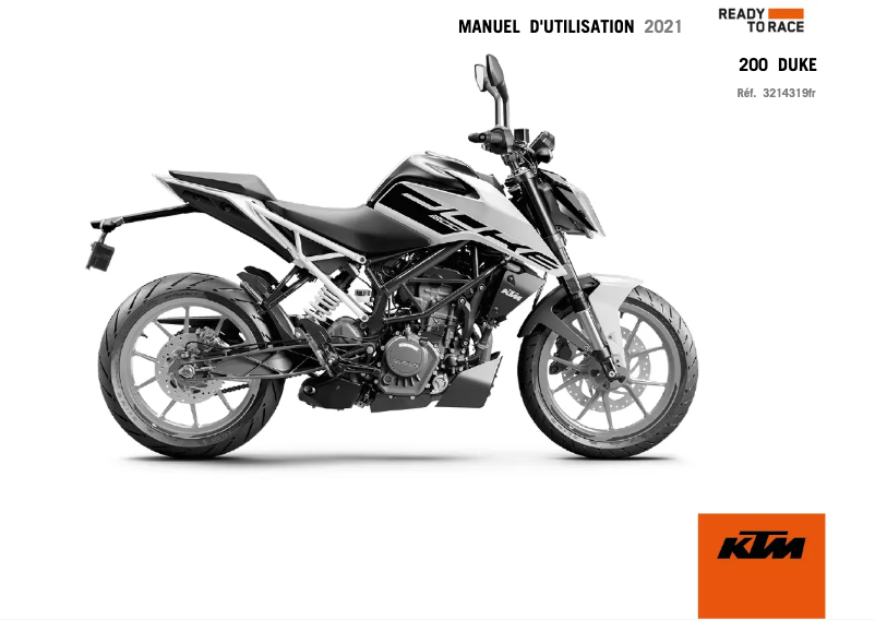 Image de la première page du manuel de l'appareil 200 Duke (2021)