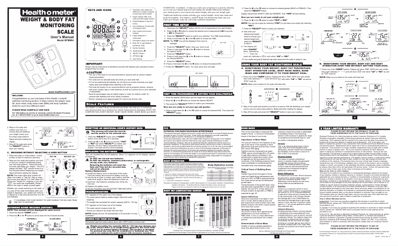 Page 1 de la notice Manuel utilisateur Jarden BFM884DQ1-60