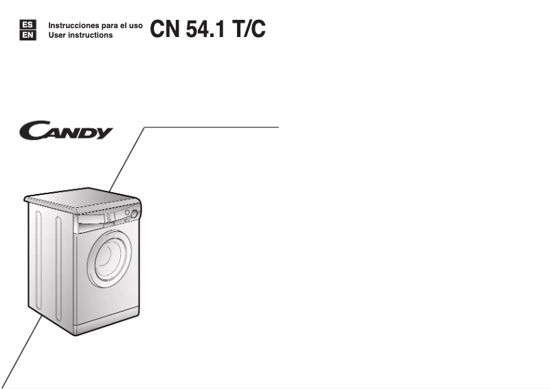 Page n°1 - Manuel utilisateur Candy LB CN54.1T/C