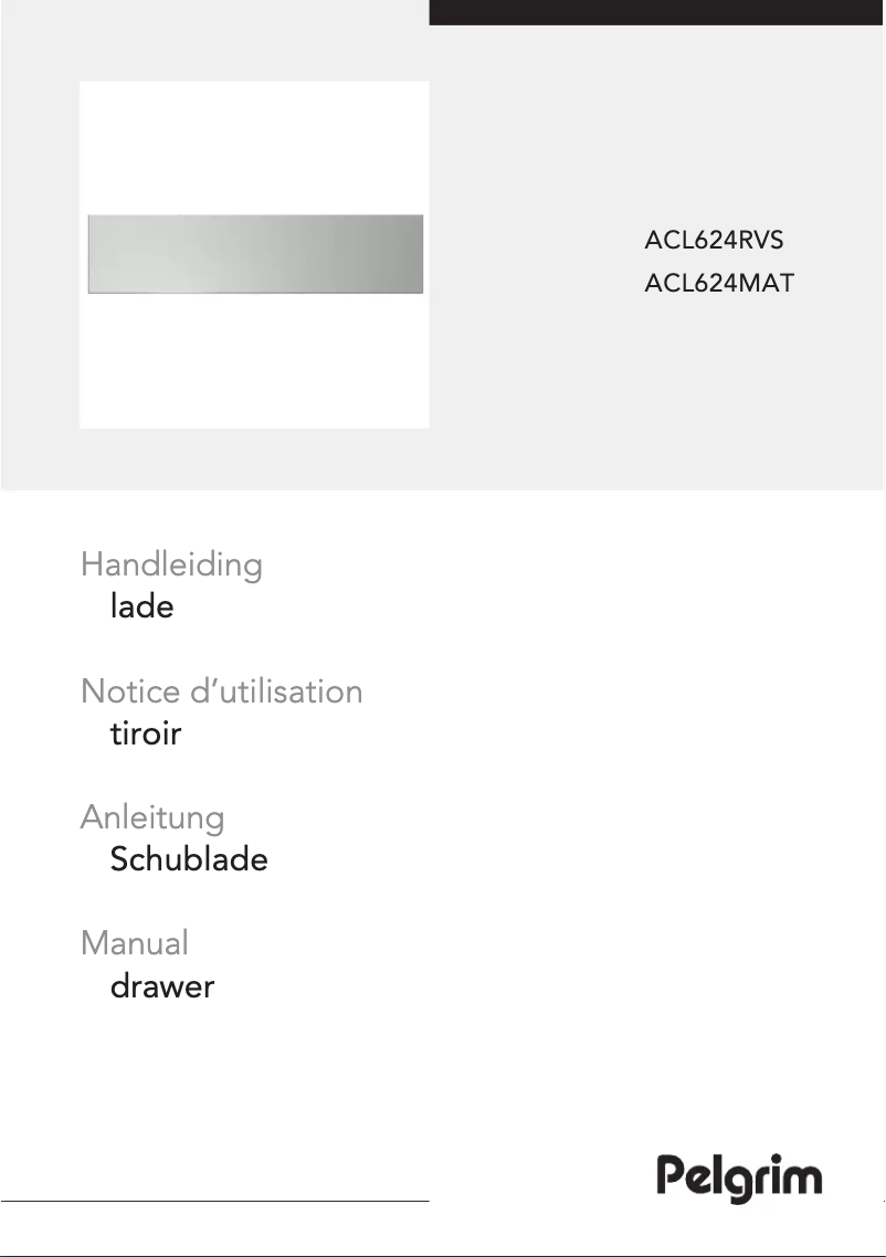 Image de la première page du manuel de l'appareil ACL624RVS