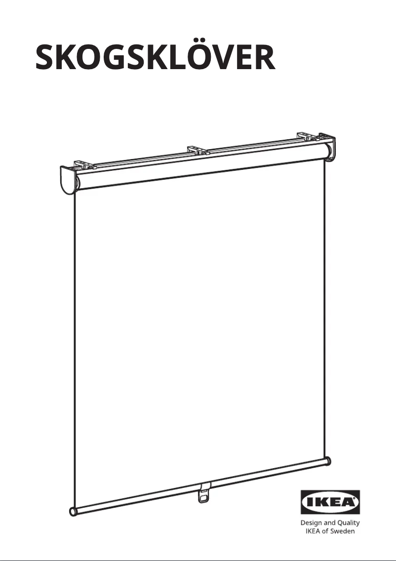 Página 1 del manual Manual de usuario Ikea SKOGSKLÖVER 703.146.05