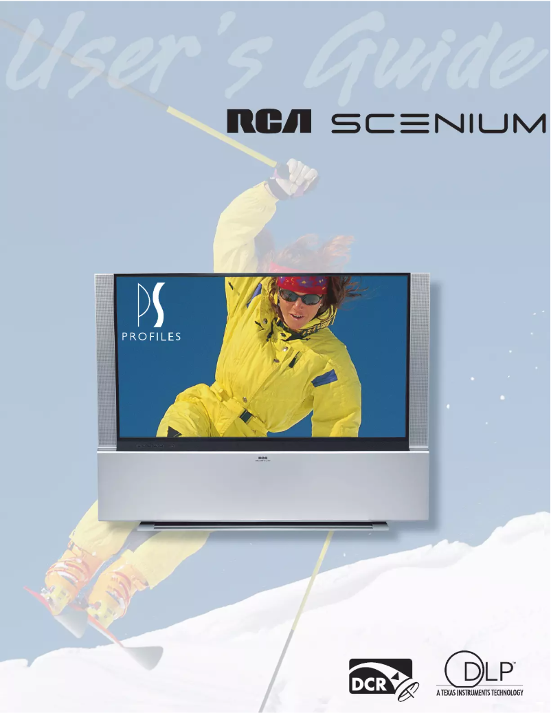 Page 1 de la notice Manuel utilisateur RCA Scenium P42WHD500