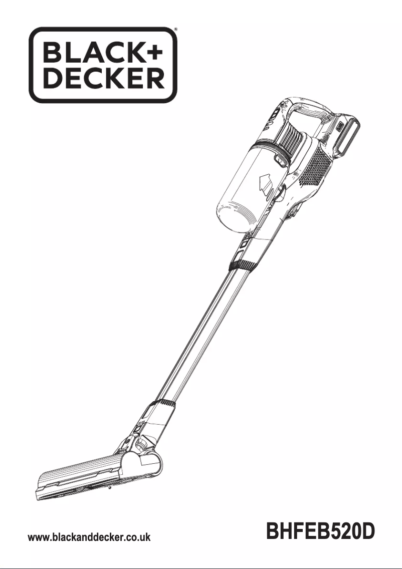 Page n°1 - Manuel utilisateur Black & Decker BHFEB520D
