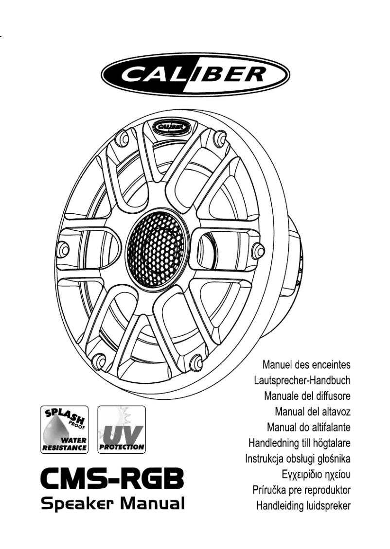 Page 1 de la notice Manuel utilisateur Caliber CSM 20RGB