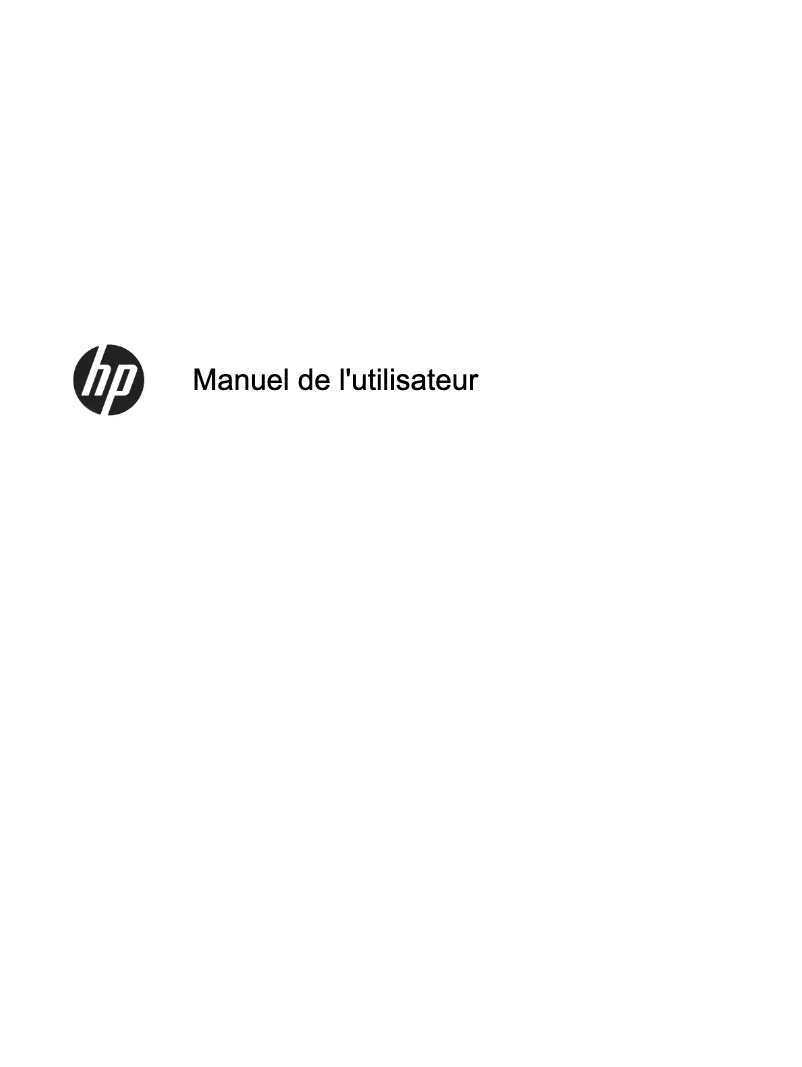 Page 1 de la notice Manuel utilisateur HP Spectre 13