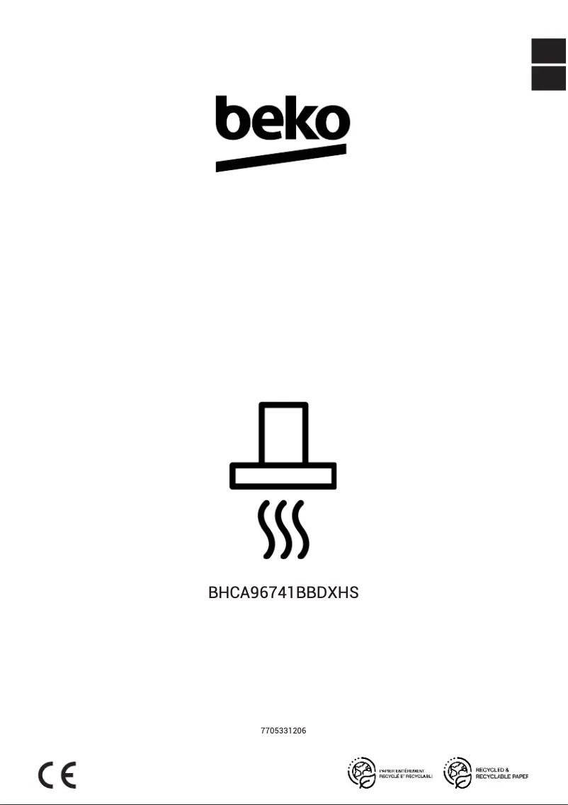 Page 1 de la notice Manuel utilisateur Beko BHCA96741BBDXHS