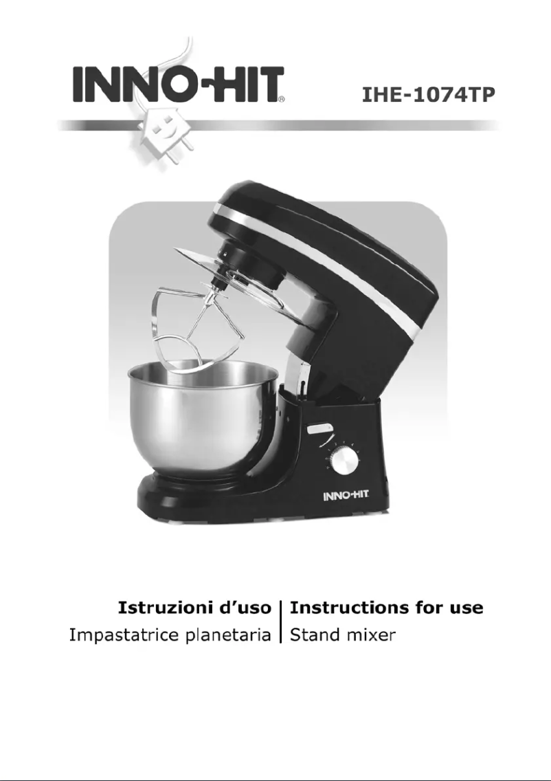 Page 1 de la notice Manuel utilisateur Inno-Hit IHE-1074TP