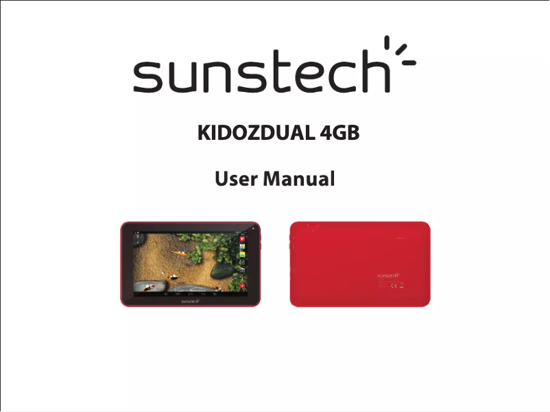 Page n°1 - Manuel utilisateur Sunstech KIDOZDUAL
