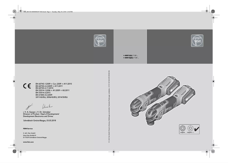 Image de la première page du manuel de l'appareil MultiTalent AFMT12QSL