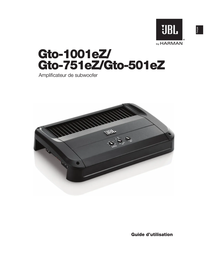 Image de la première page du manuel de l'appareil Grand Touring GTO-751EZ