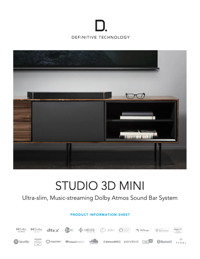 Image de la première page du manuel de l'appareil Studio 3D Mini