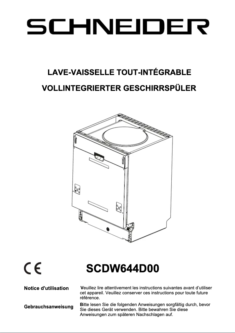 Página 1 del manual Manual de usuario Schneider SCDW644D00