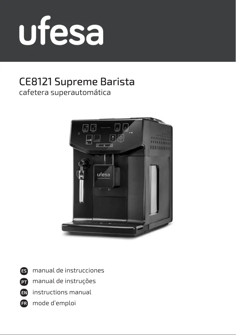 Image de la première page du manuel de l'appareil Supreme Barista