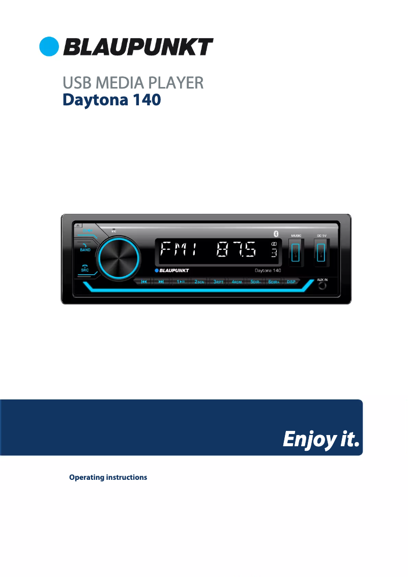 Page n°1 - Manuel utilisateur Blaupunkt Daytona 140