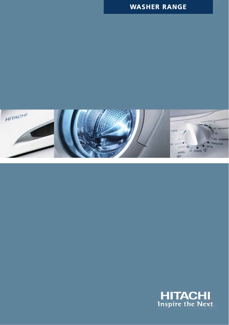 Página 1 del manual Folleto Hitachi SF-H800PX